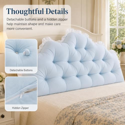 College Dorm Rectangular Long Bolster Backrest Pillow, Dorm Headboard Pillow - Image 6