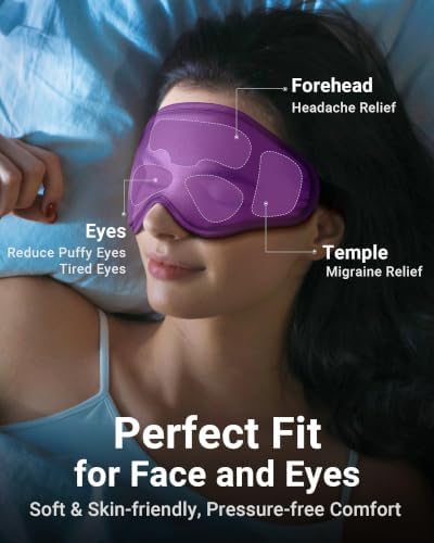 Cold Eye Mask Cooling Mask for Puffy Eyes: Flexible Ice Eye Pack for Magraine - Image 4
