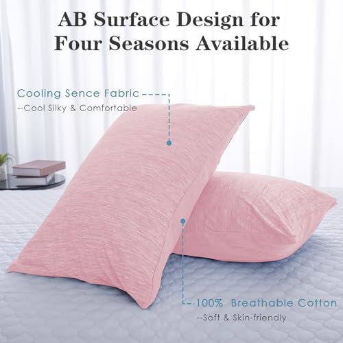 CHOSHOME Cooling Pillow Cases Zipper Pillow Covers Q-Max > 0.45 Zippered - Image 4