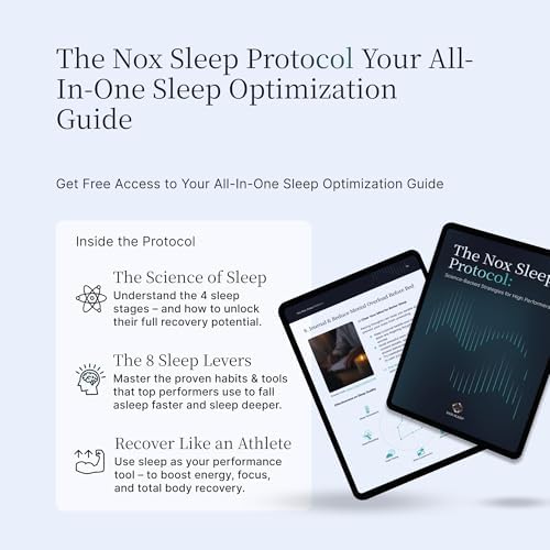 Nox Sleep 3D Sleep Mask for Men, 100% Blackout Eye Mask for Sleep, Ice Silk - Image 6