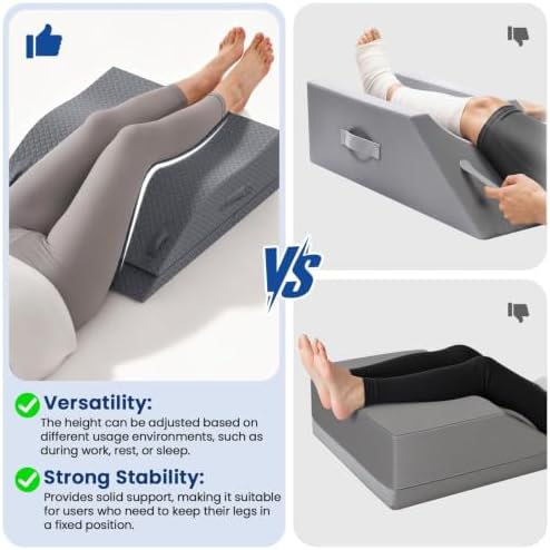 Elevation Pillows for Leg After Surgery, Adjustable Wedge Pillow - Image 7