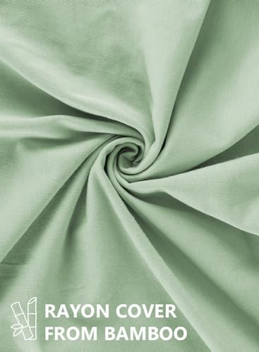 Meiz Cooling Pregnancy Pillow Cover, Rayon Cover from Bamboo, U Shaped - Image 4