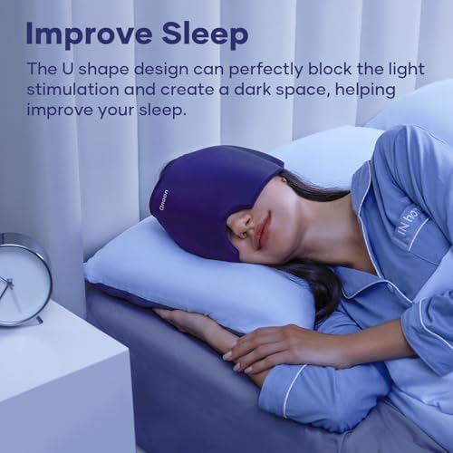 Migraine Relief Cap, Headache Relief Cap Mask Products, Cooling Odorless Gel - Image 4