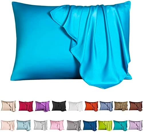 Mulberry Silk Pillowcase for Hair and Skin, Queen Size Cooling Silk Pillow Case by SIYUAN