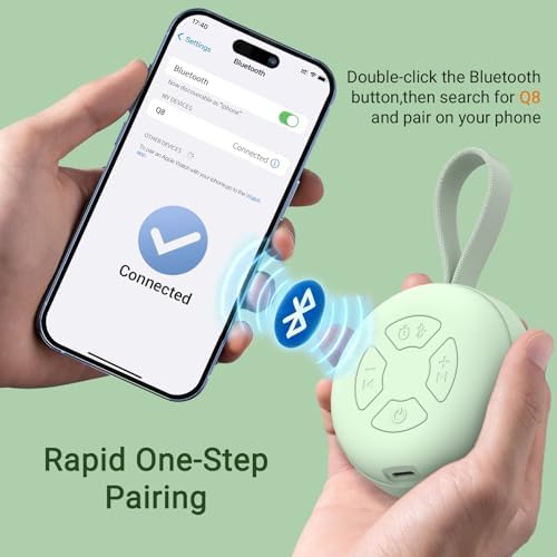 Portable Baby Sound Machine 15 Hours Battery Life, Clips on Baby Stroller.Mint - Image 4