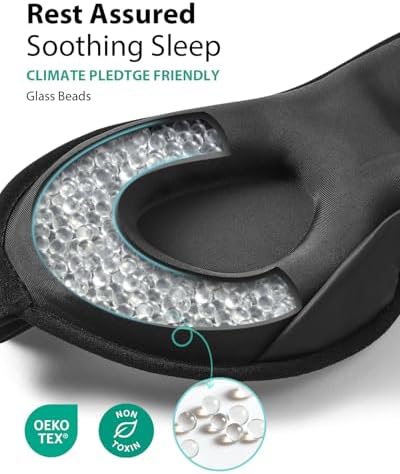 MABAO Weighted Sleep Mask, 100% Blackout Blindfold - Image 6