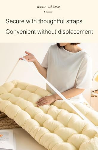 College Dorm Bed Bolster Pillow Long Reading Rectangular Headboard Pillow - Image 3