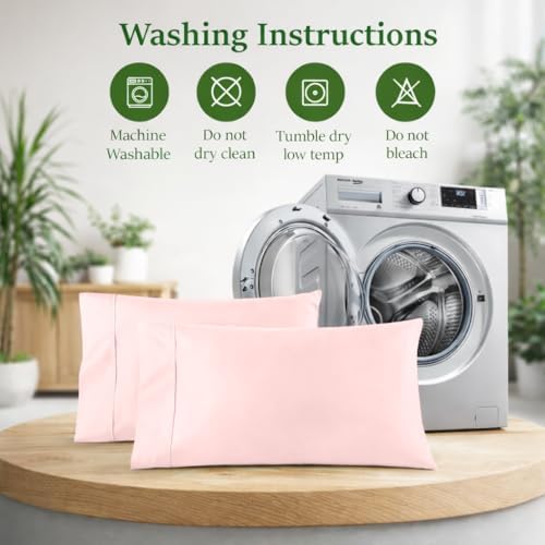 Cotton Delight 100% Organic Cotton Standard Pillowcases Set of 2 – 600 Thread - Image 6
