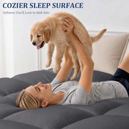 Full Mattress Topper, 900 GSM High-Fill Design, Fuller & Plusher Feel - Image 4