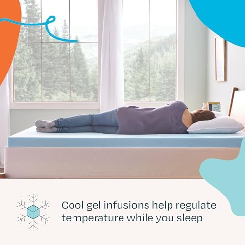 Linenspa Memory Foam Mattress Topper, Full Size - Image 2