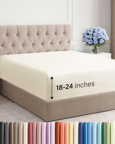 CGK Linens Extra Deep Full Fitted Sheet by CGKUnlimited