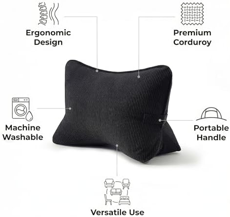 Pat. Pend. Corduroy Lumbar Support Pillow - Image 3