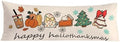 Halloween Thanksgiving Christmas Body Pillow Covers 20x54, Fall Home Decor by Exqcom