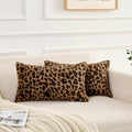 GALMAXS7 Cheetah Pillow Covers Leopard Throw Pillow Covers Set of 2 by GALMAXS7