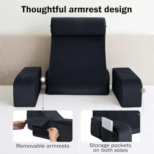 ENITYA 19" Reading Pillow for Bed - Image 3
