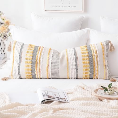 NUYECY Chenille and Cotton Long Pillow - Image 2