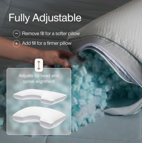 Coop Home Goods Cool+ Cut-Out Adjustable Pillow Queen - Image 2