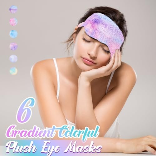 Cuffbow 12 Pcs Plush Sleep Mask - Image 3