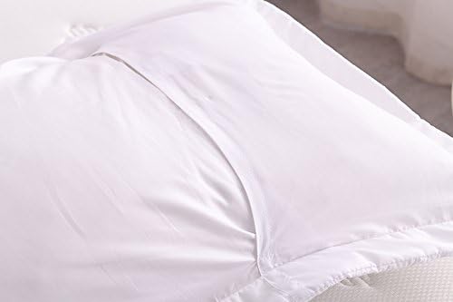 MarCielo 2-Piece Embroidered Pillow Shams, Decorative Microfiber Pillow Covers - Image 5