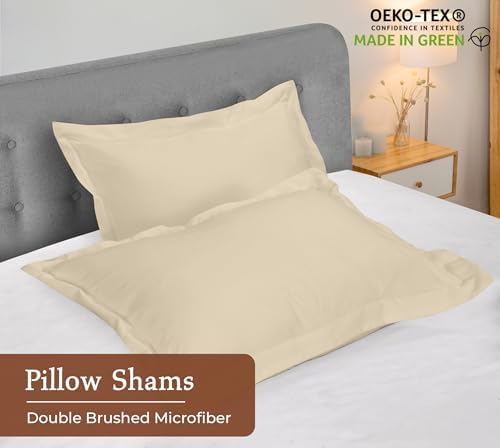 Royale Linens Microfiber King Size Pillow Shams Set of 2 - Image 3