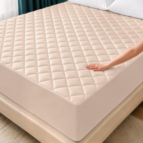 Full Mattress Pad, Quilted Mattress Protector Topper fits 16" Deep Pocket by UTOPIABEDDING