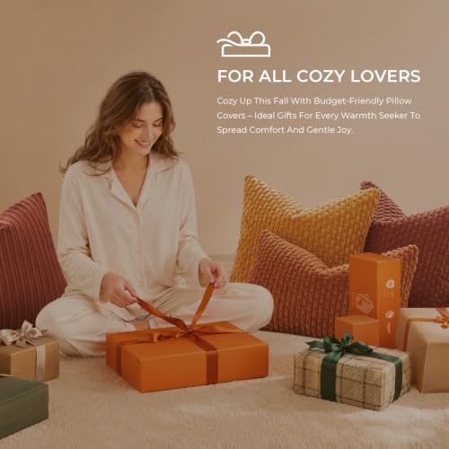 Kevin Textile Soft Corduroy 14"x24" Lumbar Pillow Cover 1 Pack, Burnt Brick - Image 7