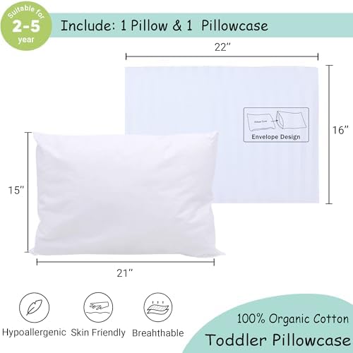 ZPECC Toddler Pillow with Pillowcase - Image 2