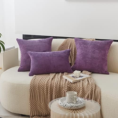 Home Brilliant Purple Throw Pillows - Image 3