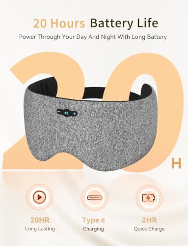 Sleep Headphones Bluetooth 6.0 Sleep Mask - Image 2