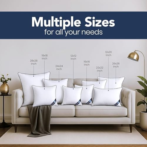 Utopia Bedding 16x16 Throw Pillow Inserts, Decorative Pillows - Image 3