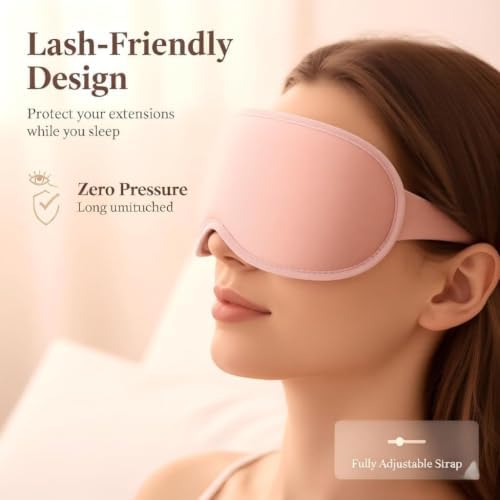 Sleep Eye Mask Blackout Lightweight Side Sleep 3D Contoured - Image 4
