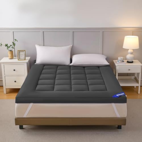 Shatex 2.5 inch Mattress Topper, Full Size Mattress Pad - Image 2