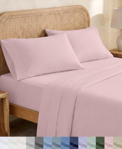 California Design Den Organic Cotton Deep Pocket Full Size Sheets Set by CaliforniaDesignDen