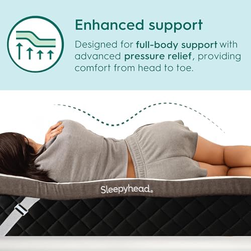 Sleepyhead King Mattress Topper 3 Inch, Cooling Gel Memory Foam, King Size - Image 4
