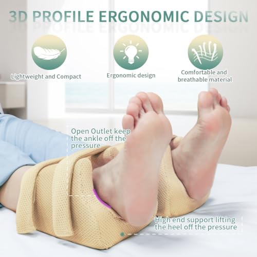 EZ Assistive Heel Protector Cushion Foot Pillow Remove Pressure 1pc, A Heel - Image 5