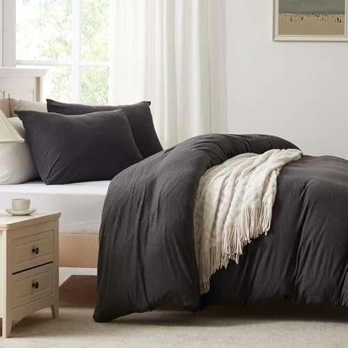 H HOUSEHOLD 100% Jersey Knit Cotton Queen Size Pillowcases Set of 2, Super Soft - Image 3