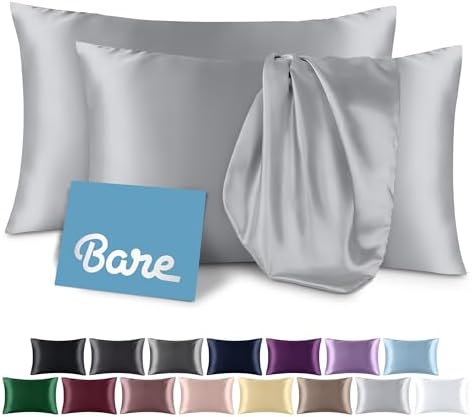 Bare Home Satin Pillowcases Envelope by BareHome