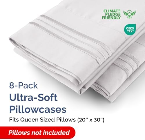 Queen Pillow Cases Set of 8 - Image 2