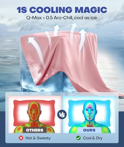Ultra-Chill Cooling Pillowcase for Hot Sleepers, Softer Than Silk Pillow Cases - Image 2