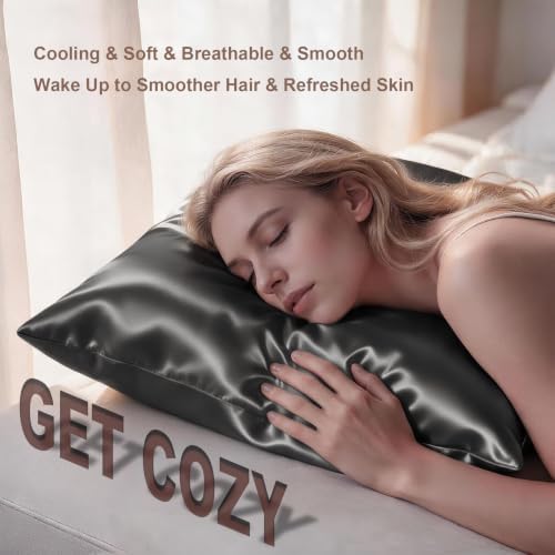LYSHIN Silk Pillow Cases 2 Pack Standard Size - Image 5