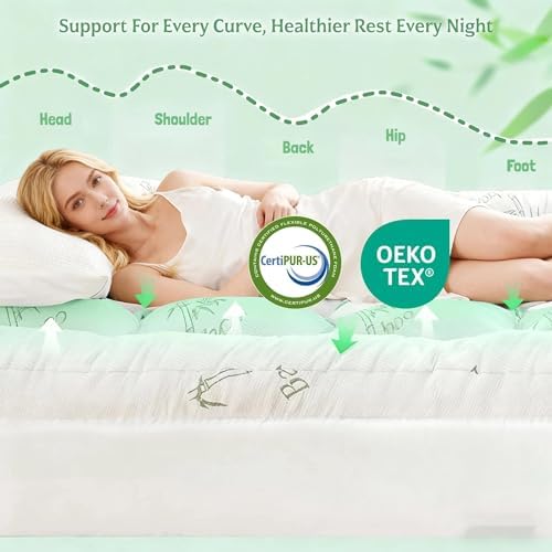 Twin Mattress Topper, for Side Sleepers, Hot Sleepers & Back Pain Relief - Image 3