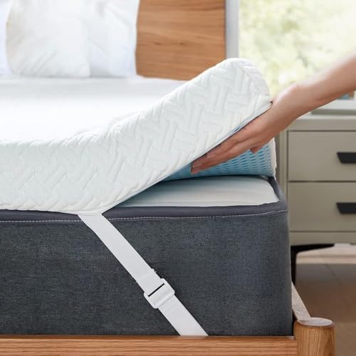 PERLECARE Queen 3 inch Cooling Mattress Topper by PERLECARE-Becausewecare%E2%80%A6