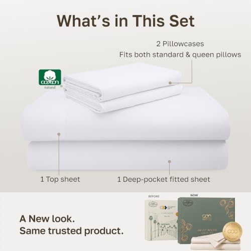 California Design Den Luxury 600 Thread Count Full Size Sheets Set - Image 3