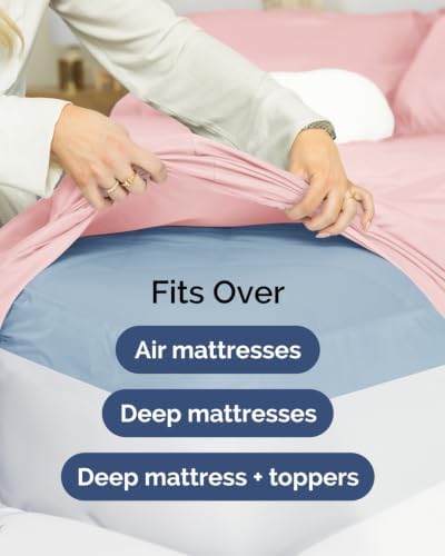 CGK Linens 2 Pack Extra Deep Twin Fitted Sheets - Image 7
