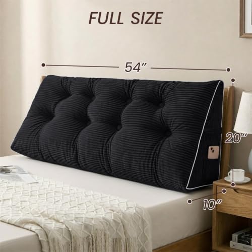 Sasttie Headboard Pillow Full, Bed Wedge Pillow Headboard - Image 2