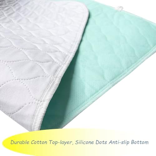 Careboree Washable Waterproof Bed Pads, Extra Absorbent 34”x36” (2 Pack - Image 3