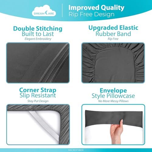 DREAMCARE Queen Sheet Set - Image 6