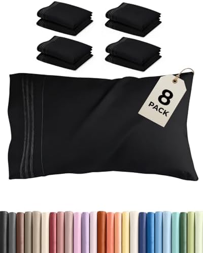 King Standard Pillow Cases Set of 8 by CGKUnlimited