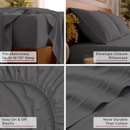 Mellanni Iconic 4-Piece, Ultra Soft Sheet Set - Image 5