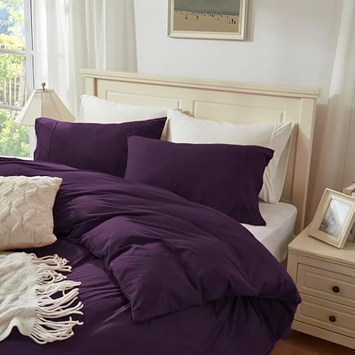 H HOUSEHOLD 100% Jersey Knit Cotton Queen Size Pillowcases Set of 2, Super Soft - Image 2